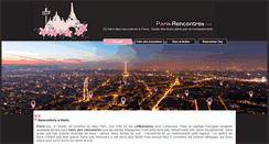 Desktop Screenshot of paris-rencontres.net