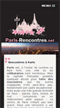 Mobile Screenshot of paris-rencontres.net